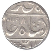 Silver One  Rupee Coin of Sawant Singh  of Pratapgarh State.