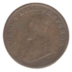 Bronze Quarter Anna Coin of King George V of Calcutta Mint of 1916.