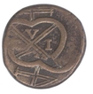 Error  Copper Double Paisa Coin of Bombay Presidency.