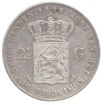 1849.Two and Half  Gulden Coin of Netherlands of 1849.