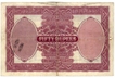 Fifty  Rupees Bank Note of King George V of Signed by  J B  Taylor of   Madras Circle.