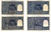 Hundred Rupees Bank Note of Signed by B Rama  Rau of Calcutta Circle of Republic INDIA .