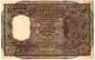 Thousand  Rupees Bank Note of  Calcutta of Signed by B Rama Rau Republic INDIA of 1954.