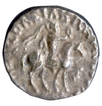 Silver Drachma Coin of Azes I of Indo Scythians.