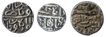 Silver Tanka and Fractions of  Nasir Al-Din Mahmud I of Gujarat Sultanate.