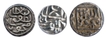 Silver Tanka and Fractions of  Nasir Al-Din Mahmud I of Gujarat Sultanate.