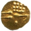 Gold Fanam of Tanjavore of Maratha Confederacy.