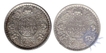 Silver One Rupee(2) of King George VI of Bombay and Calcutta Mint of 1938.