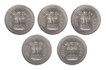 One Rupee(5) Coin of Republic India of 1970.