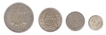 Mombasa Silver One Rupee Half Rupee Quarter Rupee and Two Annas of 1888-1890.