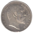 Silver one Rupee of King Edward VII of Calcutta mint of 1906.