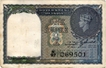 One Rupee Bank Note of King George VI Signed by C.E Jones of 1940.