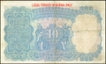 Ten Rupees Note of King George V signed by J.W. Kelly of Burma Issue.