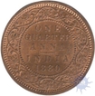 Copper One Quarter Anna of Victoria Empress of 1880.