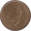 Copper One Quarter Anna of King George VI of 1938.