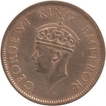 Copper One Quarter Anna of King George VI of Bombay Mintt of 1939.