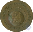 Copper Medal of KLM Fifty Years Far Eastern Flights.