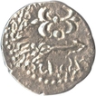Silver Drachma Coin of Nahapan of Western Kshatrapas.