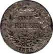Error Silver One Rupee Coin of King William IIII of Bombay Mint of 1835.