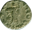 Silver Drachma of Apollodotus II of Indo Greeks.