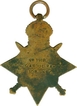 Star Bronze Medal of First World War