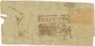 Postal Letter from Calcutta to Madras with 4 Line  dispatch  Post mark.