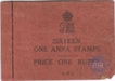 Booklet of One Anna Stamps.