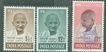 First Anniversary. of Independence Gandhi stamps of 1948.
