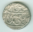 Silver Rupee Coin of Shah Alam II of Shahjahanabad Mint.