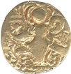 Base Gold Coin of Kidara of Kashmir.