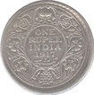 Error Silver One Rupee of King George V of Bombay Mint of 1917.