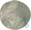 Cupro Nickle Two Rupee of Republic India of 1999.