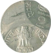 Cupro Nickle Two Rupee of Republic India of 1999.
