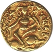 Gold Dinar Coin of Mahendraditya of Kumaragupta I of Gupta Dynasty.