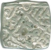 Silver Sasnu Coin of Zain Al Abidin of Kashmir Sultanate.