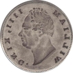 Silver One Rupee Coin of  King William IIII of 1835.