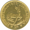 Gold  Two  Rand Coin of 1973.