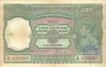 Hundred Rupees Bank Note of  King George VI of  Signed by  J B  Taylor of  Madras Circle.