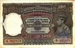 Hundred Rupees Bank Note of  King George VI of Signed by   C D  Deshmukh of  Calcutta Circle.
