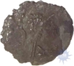 Copper Drachm Coin of Menander I of Baktria Region of Indo-Greek