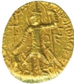 Gold Dinar Coin of Vasudeva I.