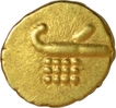 Gold Fanam Coin of   Zamorins.