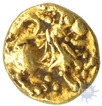 Gold Haga Coin of Chalukyas Dynasty,