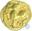 Gold Haga Coin of Chalukyas Dynasty,