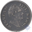 Rare Silver Quarter Rupee  Coin of King William IIII of  1835.