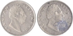 Silver Rupee Coins of King William IIII of Calcutta Mint of 1835.