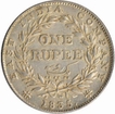 Silver One Rupee Coin of   King William IIII of  Calcutta Mint of 1835.