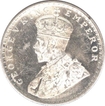 Silver One Rupee Coin of  King George V  of Calcutta Mint of 1920.