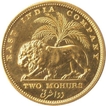 Gold Two Mohurs Coin  of  King William IIII of Calcutta Mint of 1835.