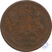 Error Brockage Lakhi Half Anna  Coin of East India Company of 1845.
